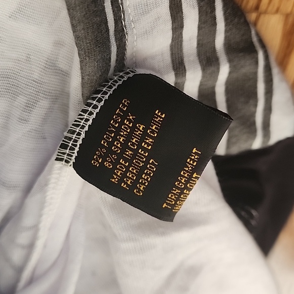 (S) Gea Mesh Stripes Patchwork Lace Top Business Casual Floral Unique Style - Picture 7 of 9